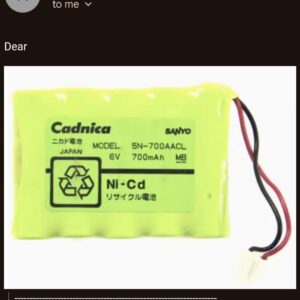 Sanyo Battery 5N-700AACL
